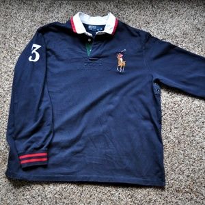 Vintage Navy Polo Ralph Lauren Long Sleeve